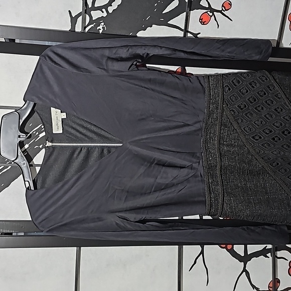 Blessed are the Meek Long Sleeve Black Dress Size 2 - Picture 3 of 9